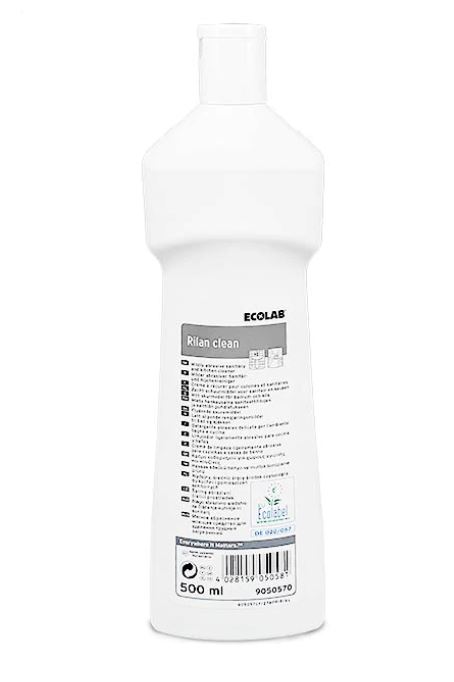 Crema usor abraziva etichetata ecologic pentru folosirea in bai si bucatarie rilan 500ml ecolab